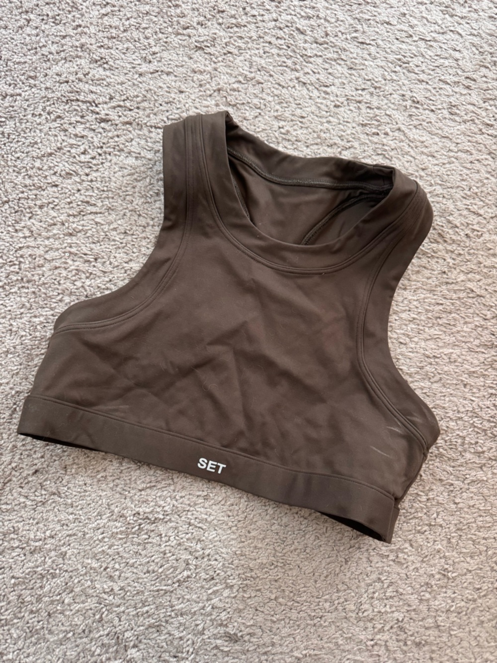 SET Active Brown Sports Bra